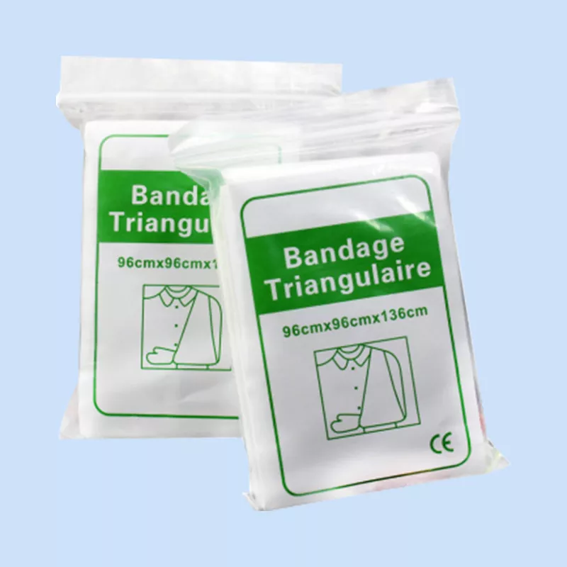 Absorberende trekantet bomuldsbandage